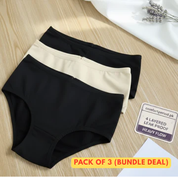 4 Layered Leak Proof Period Panty for Heavy Flow