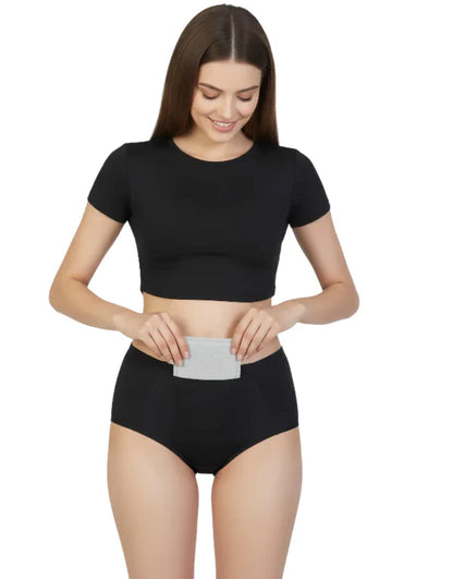 PACK OF 01 Imported Soft Material 4 Layered Leak Proof Period Panty for Heavy Flow